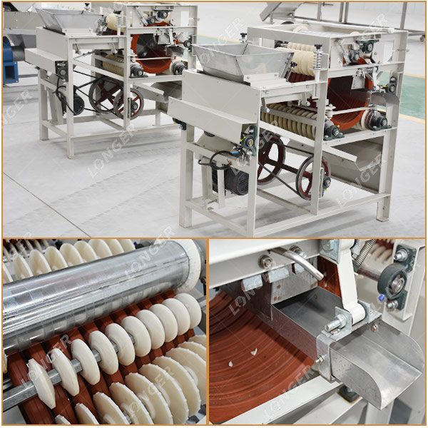 0.75KW Wet Peanut Peeling Machine