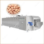 Gas Peanut Roasting Machine Continuous 500-1000 kg/h
