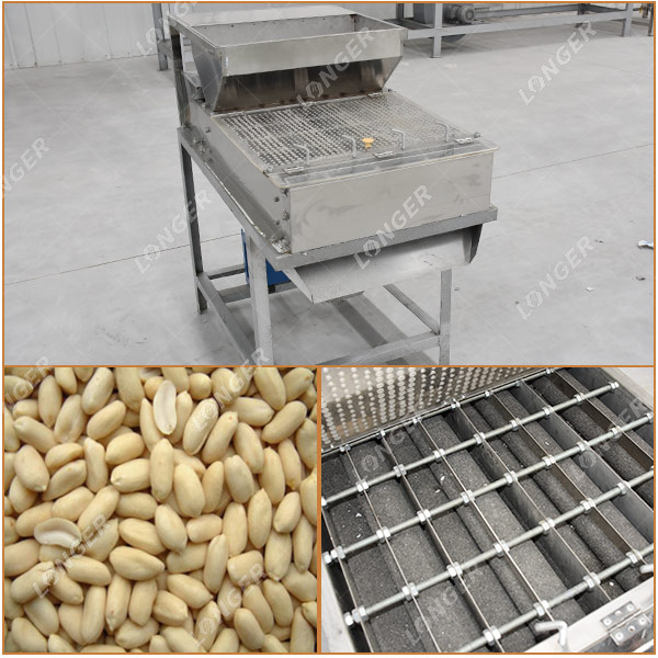 Roasted Peanut Peeling Machine 1.29kw 